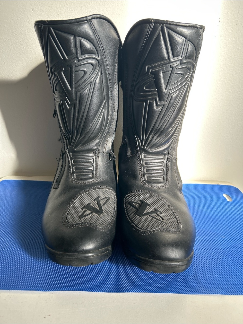 VEGA Women’s Motorcycle Riding Boots Black Size US 8 Ladies Biker Moto Boots